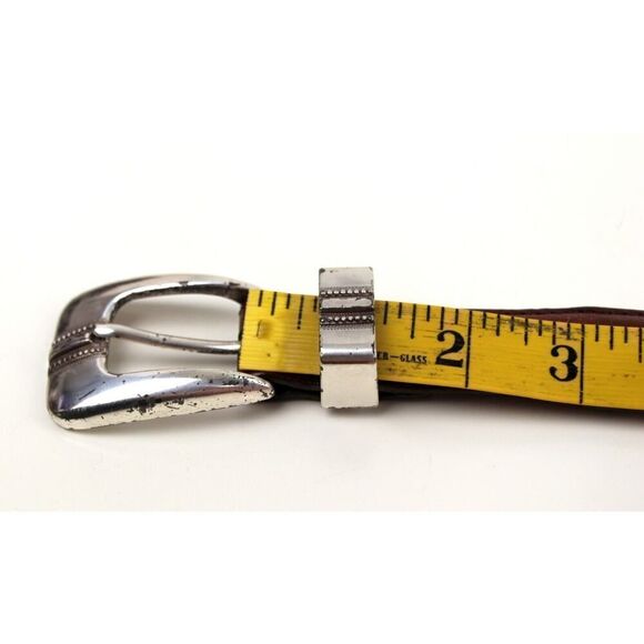 Onyx by BRIGHTON BROWN GENUINE LEATHER 1 1/8"Wd CASUAL DRESS BELT Sz 40 (G37 - Picture 11 of 15